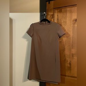 Tan Theory Dress w/pockets